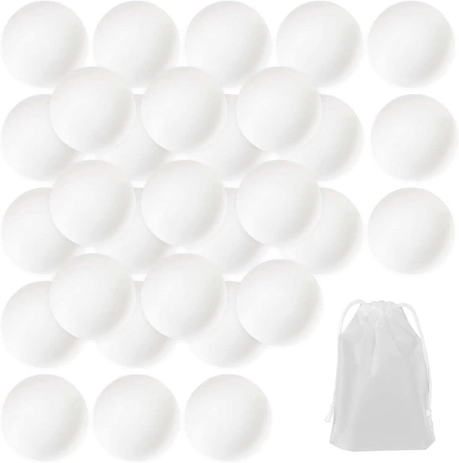 Stalo teniso stalo kamuoliukai Bilaro Match 40+ balti (30vnt.pak.)