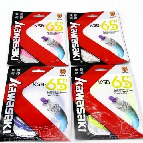 stygos_ksb65 Badmintono rakečių stygos Kawasaki KSB-65TI (Pink)