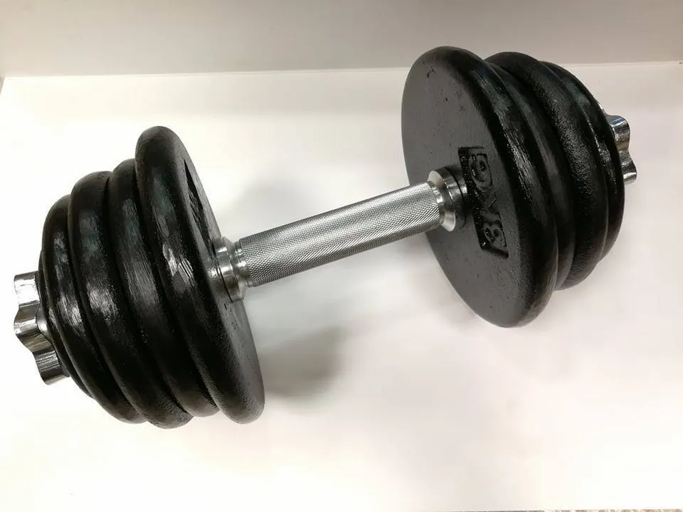 Surenkamas metalinis hantelis Prove 18kg