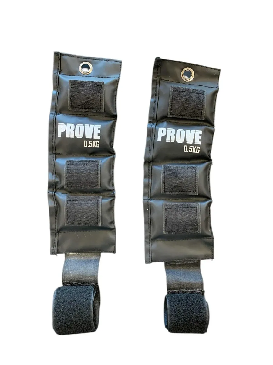 Svoriai kojoms ir riešams Prove Studio 0,500kg (dirbtinė oda)
