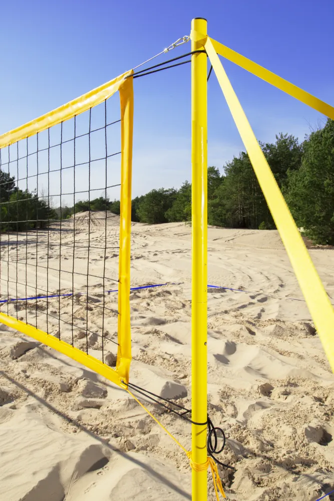 Aliuminiai tinklinio/paplūdimio teniso stovai MS Premium (komplektas)