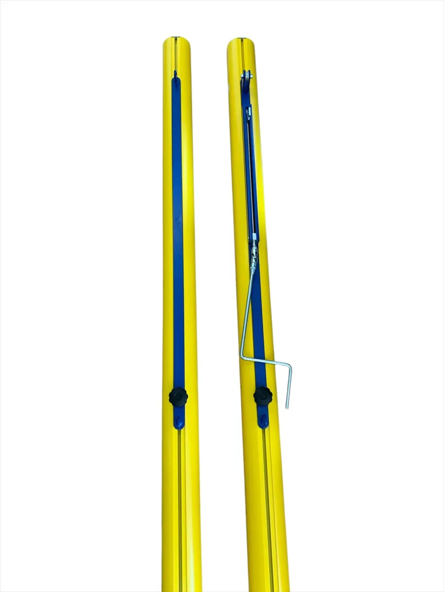 tinklinio_stovai Įbetonuojami aliuminiai tinklinio stovai (120x100mm)