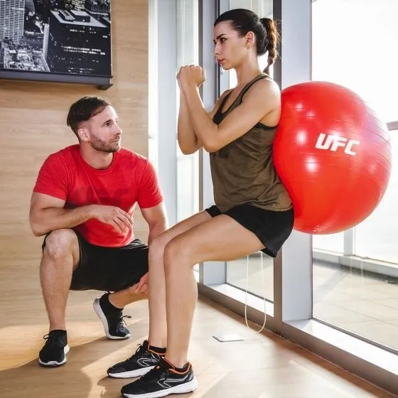 Gimnastikos kamuolys UFC 55cm