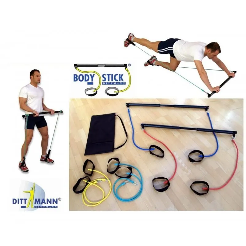 universalus-treniruoklis-body-stick_keiciamos_gumos_1_ Treniruočių lazda Body-stick (komplekte 4 gumų poros)