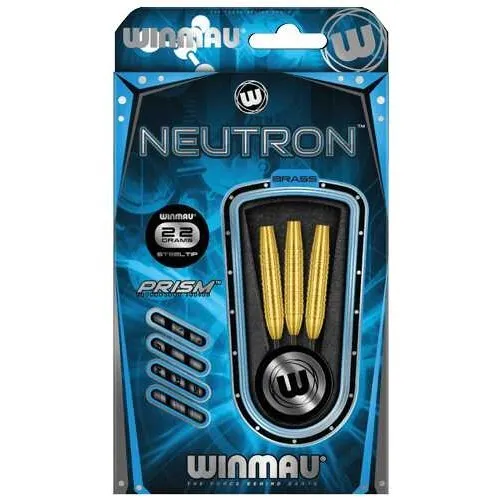 winmau_neutron_1_3 Smiginio strėlytės Winmau Neutron Brass Darts 3x23g