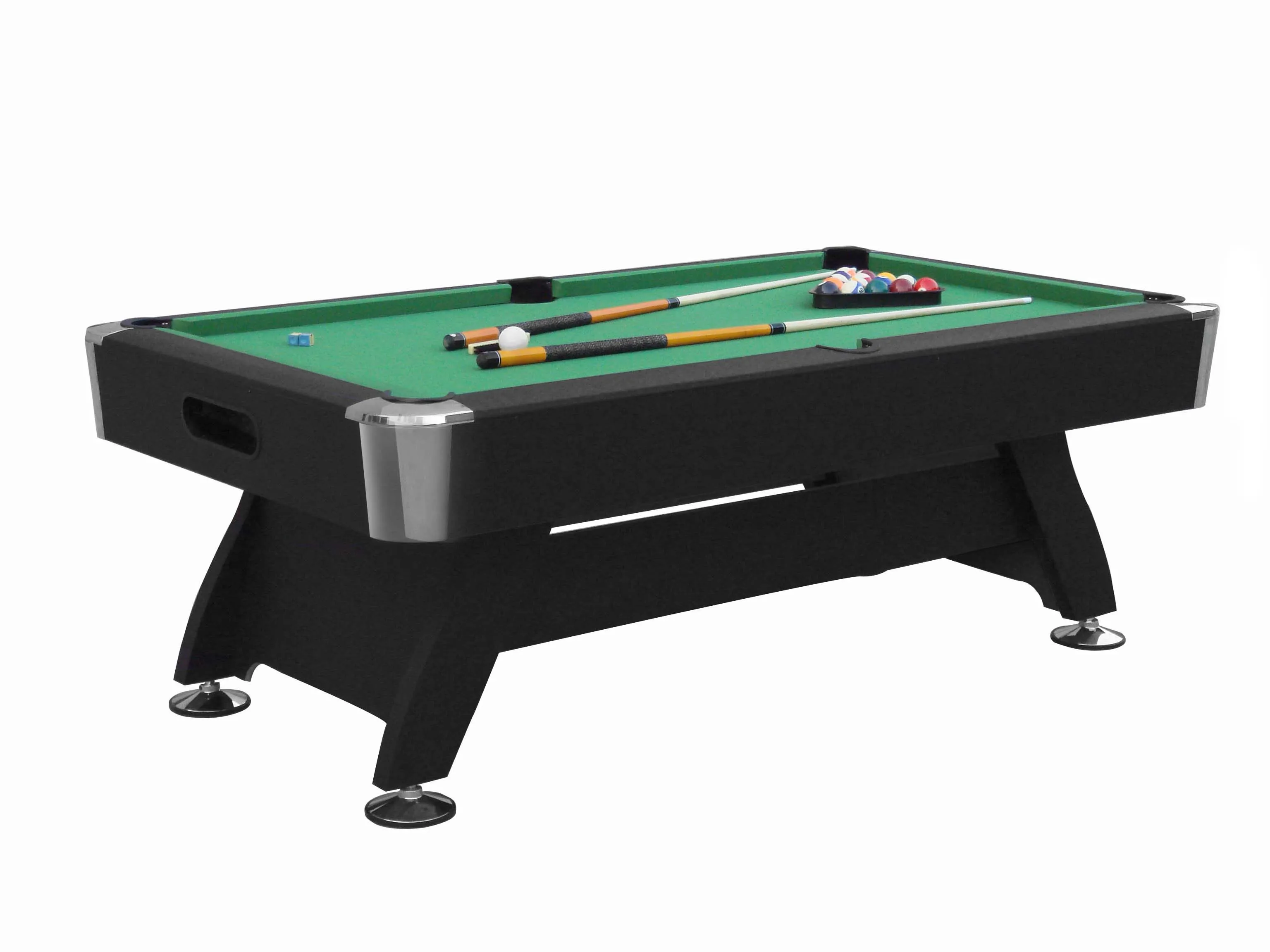 Pulo stalas Bilaro Winner 7 pėdų (213x118cm) žalias audinys su komplektacija