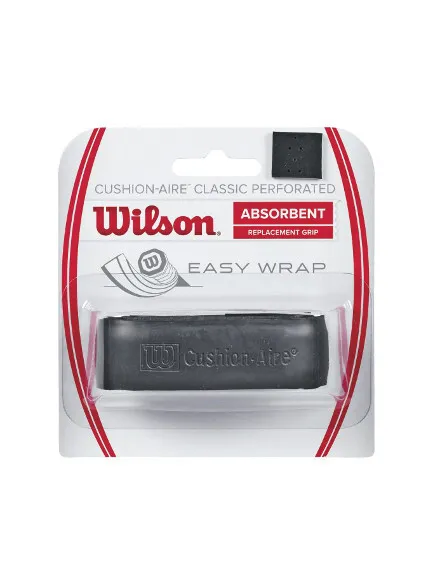 wrz4201bk_cushion_aire_classic_-432x573-1 WILSON CUSHION AIRE CLASSIC PERFORATED raketės apvija