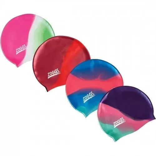 zoggs-multi-color-junior-silicone-cap-zoggs-amman-749266086341 Plaukimo kepurė ZOGGS Junior Multi colour